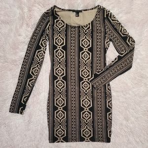 ⭐Bodycon Geometric Print Dress